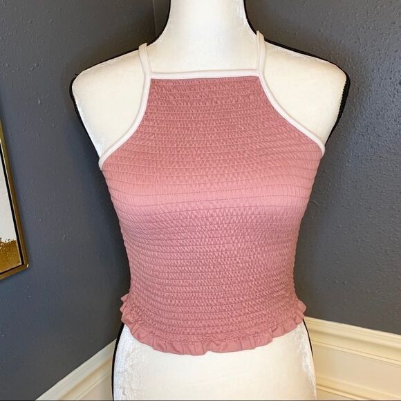 Smocked crop top - Picture 2 of 4